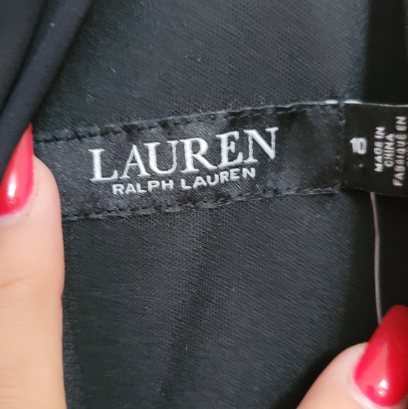 Ralph Lauren Jumpsuit  Rhinestone Collar Sz 10 - Picture 8 of 11